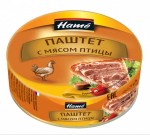 Паштет, Hame (Хаме) 250 г с мясом птицы жестяная банка с ключом