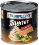 Паштет, Главпродукт 240 г Нежный из гусиной печени